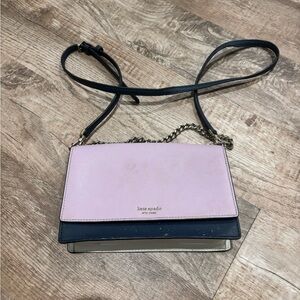 kate spade Two-Tone Pink and Black Crossbody Shoulder Bag
